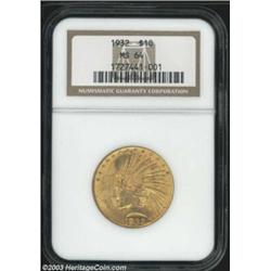 1932 $10 MS64 NGC.