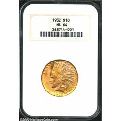 1932 $10 MS64 NGC.