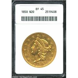 1850 $20 XF45 ANACS.