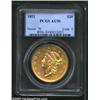 Image 1 : 1852 $20 AU50 PCGS.