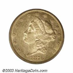 1876-CC $20 AU58 PCGS.