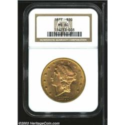 1877 $20 MS60 NGC.