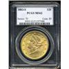 Image 1 : 1883-S $20 MS62 PCGS.