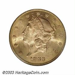 1883-S $20 MS63 PCGS.