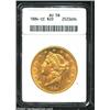 Image 1 : 1884-CC $20 AU58 ANACS.