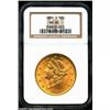 Image 1 : 1884-S $20 MS62 NGC.