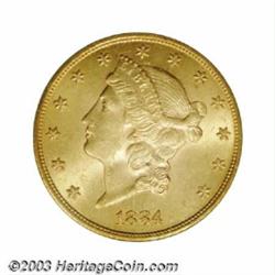 1884-S $20 MS63 PCGS.
