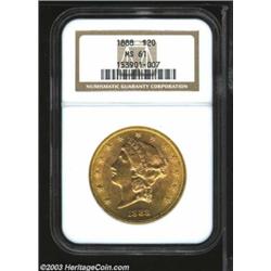 1888 $20 MS61 NGC.