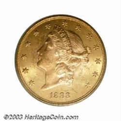 1888-S $20 MS63 PCGS.