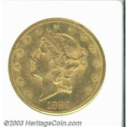 1889-CC $20 AU58 ANACS.