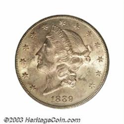1889-CC $20 MS62 PCGS.