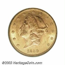 1889-S $20 MS63 PCGS.