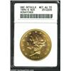 Image 1 : 1894-S $20 --Scratched--ANACS. Unc Details, Net AU55.