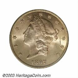 1897 $20 MS64 PCGS.