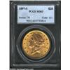 Image 1 : 1897-S $20 MS63 PCGS.