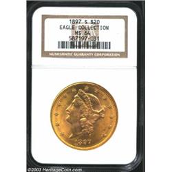 1897-S $20 MS64 NGC.