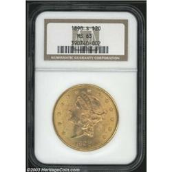 1898-S $20 MS63 NGC.