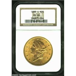 1898-S $20 MS64 NGC.