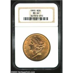 1900 $20 MS62 NGC.