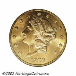 1900-S $20 MS64 PCGS.