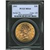 Image 1 : 1901 $20 MS64 PCGS.