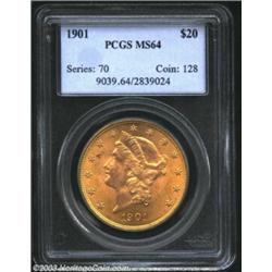 1901 $20 MS64 PCGS.