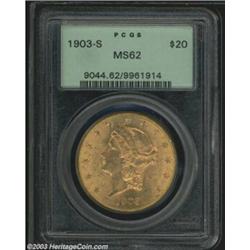 1903-S $20 MS62 PCGS.