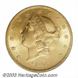 1904 $20 MS66 PCGS.
