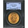 Image 1 : 1907 $20 MS64 PCGS.
