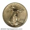 Image 1 : 1907 $20 High Relief, Wire Rim MS64 NGC.