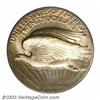 Image 2 : 1907 $20 High Relief, Wire Rim MS65 PCGS.