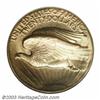 Image 2 : 1907 $20 High Relief, Flat Rim MS66 NGC.