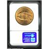 Image 2 : 1908 $20 No Motto MS63 NGC.