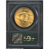 Image 2 : 1908 $20 No Motto MS64 PCGS.