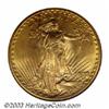 Image 1 : 1908 $20 No Motto MS67 NGC.
