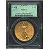 Image 1 : 1909 $20 MS62 PCGS.