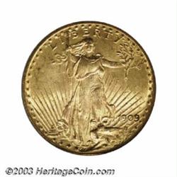 1909 $20 MS63 PCGS.