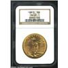 Image 1 : 1909/8 $20 MS61 NGC.
