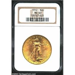 1912 $20 MS63 NGC.