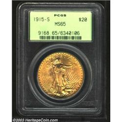 1915-S $20 MS65 PCGS.