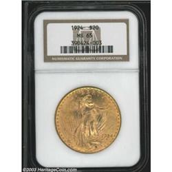 1924 $20 MS65 NGC.