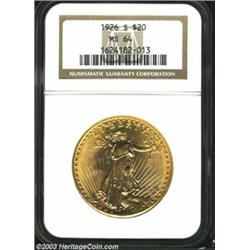 1926-S $20 MS64 NGC.
