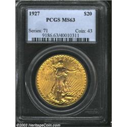 1927 $20 MS63 PCGS.