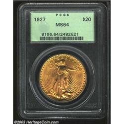 1927 $20 MS64 PCGS.