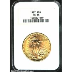 1927 $20 MS65 NGC.