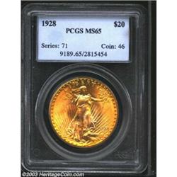 1928 $20 MS65 PCGS.