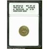 Image 1 : (1842-52) G$1 A.Bechtler Dollar, 27G. 21C.--Scratched, Bent--ANACS. AU Details, Net XF40.