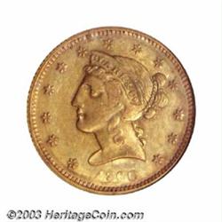 1860 $5 Clark, Gruber &amp; Co. Five Dollar MS62 NGC.
