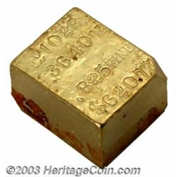 Kellogg &amp; Humbert Assayers Gold Ingot.