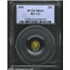 Image 1 : 1856 25C Liberty Octagonal 25 Cents, BG-111, R.4, MS63 PCGS.